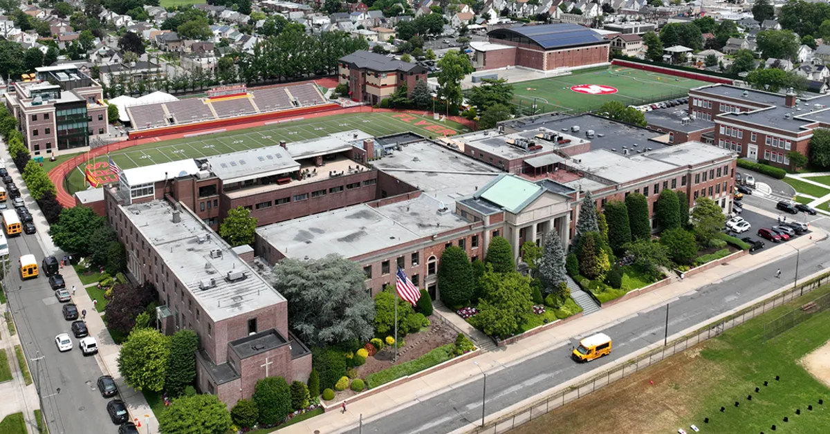 Aerial view of Chaminade High School